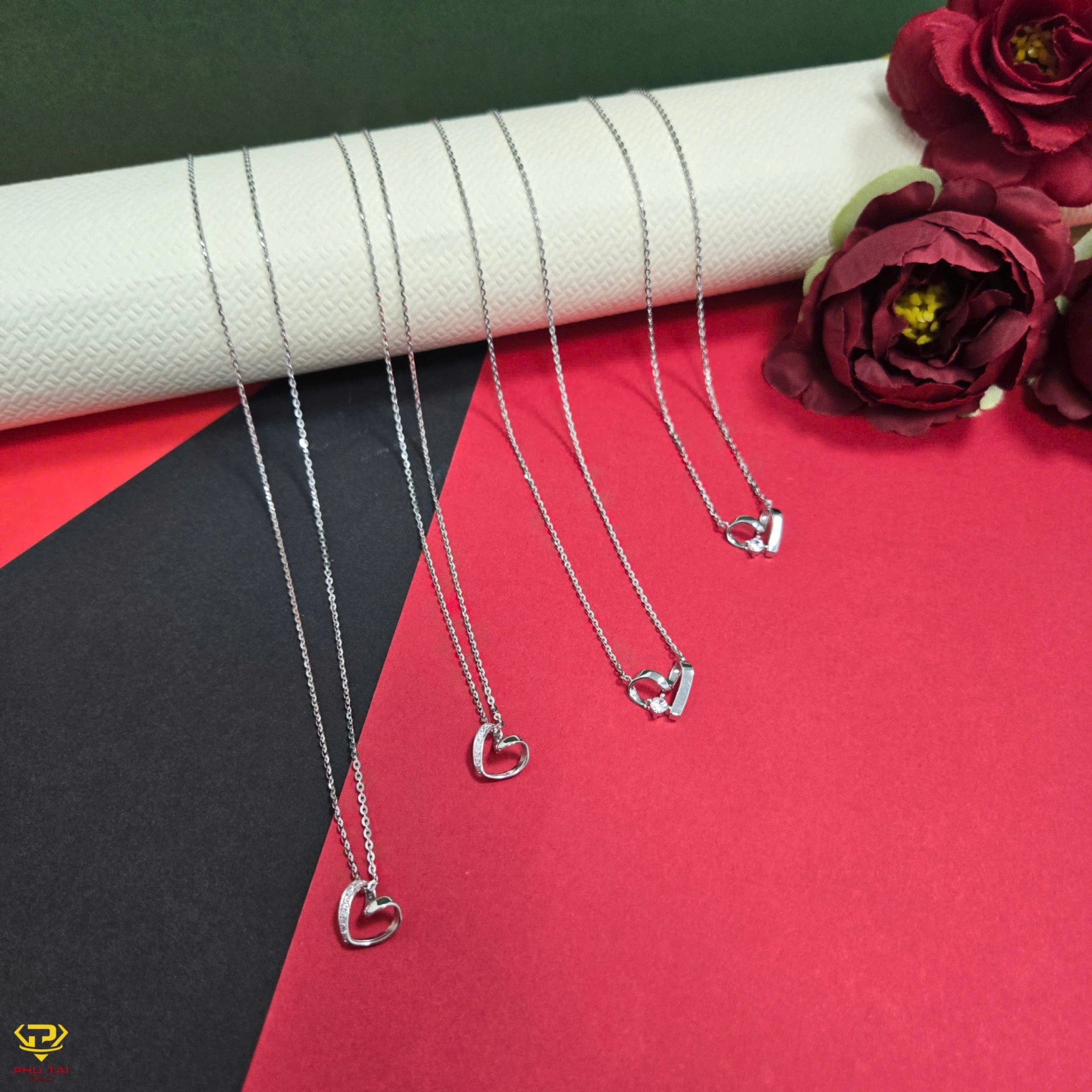 Dây chuyền vàng trắng (mã DC 5221)